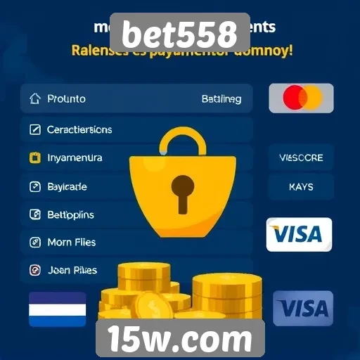 Métodos de pagamento aceitos no bet558